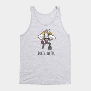 Death Metal Unicorn Tank Top